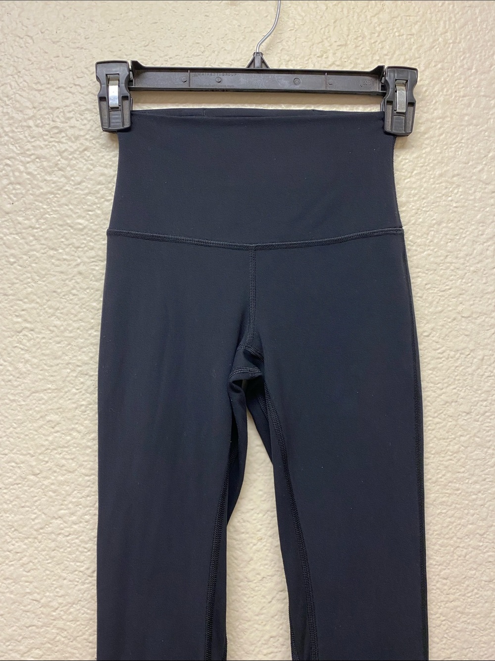 Lululemon Black Flare Leg Yoga Leggings - Picture 2 of 9